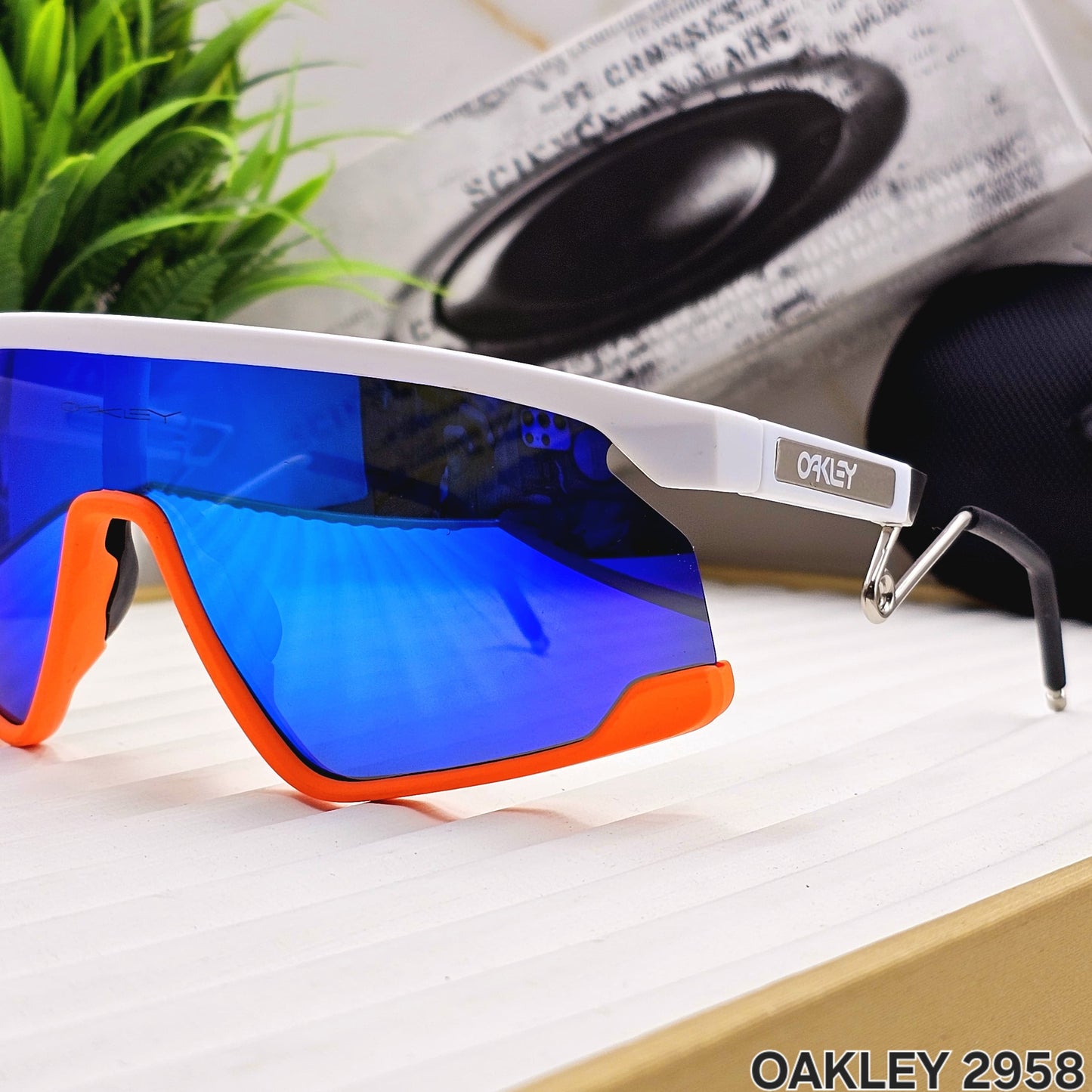 Oakley BXTR Metal Sports ( Blue Prizm & Orange )