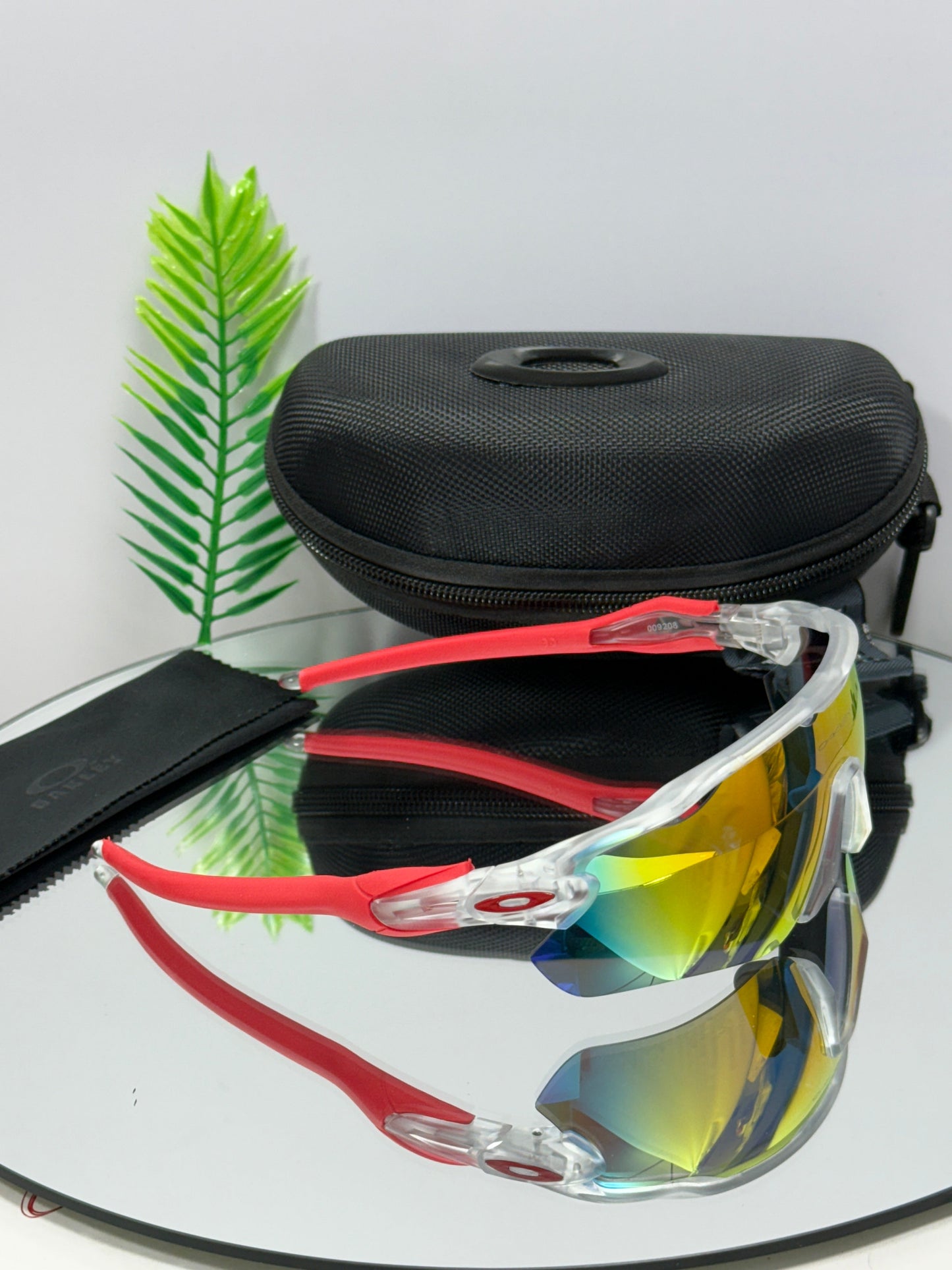 Oakley RADER-EV Sports ( Red Mirror & Clear )