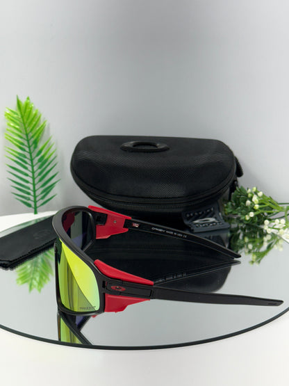 Oakley Latch Panel ( Red Mirror & Black )