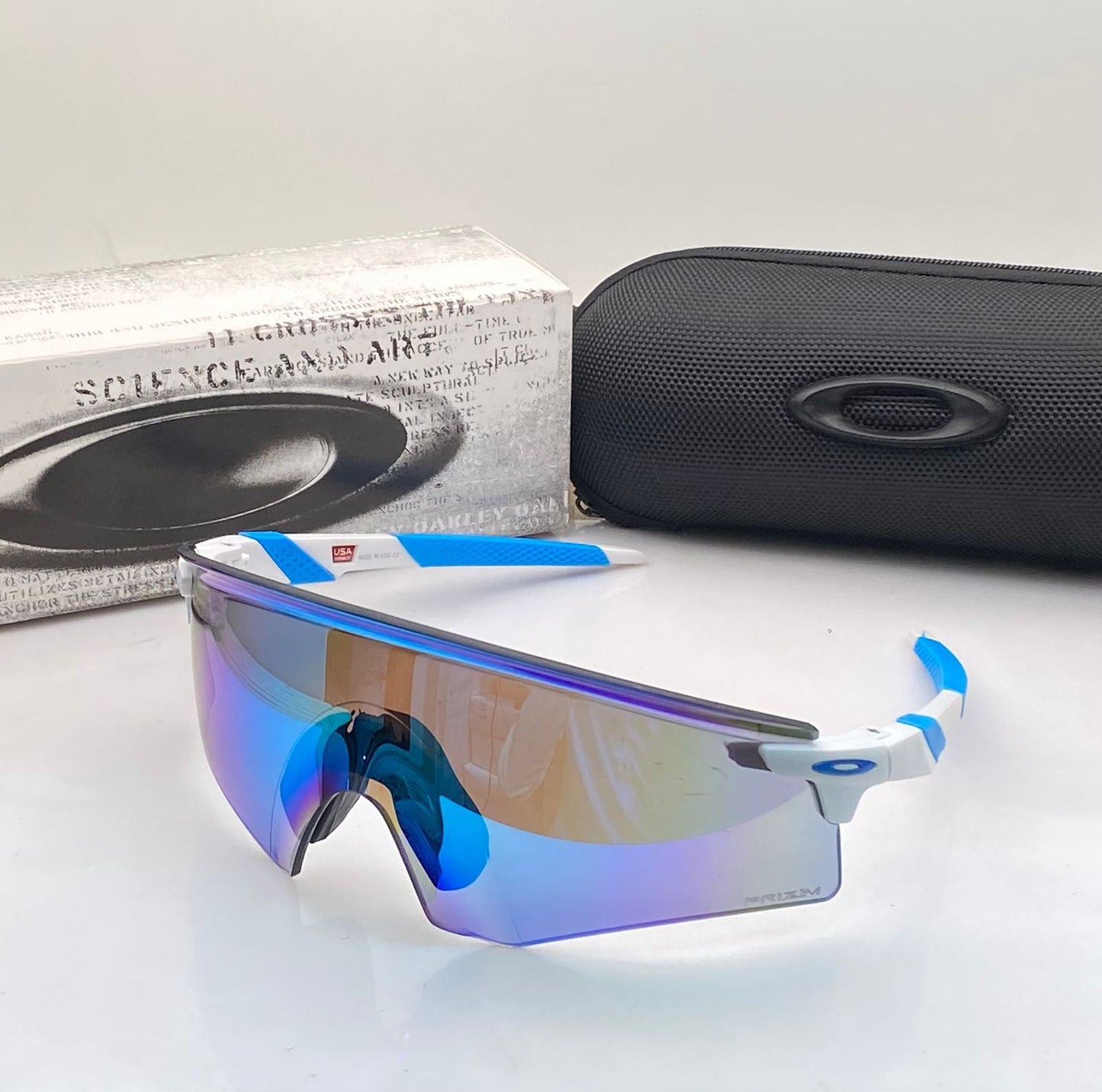 Oakley Encoder Sports ( Blue Prizm & white )